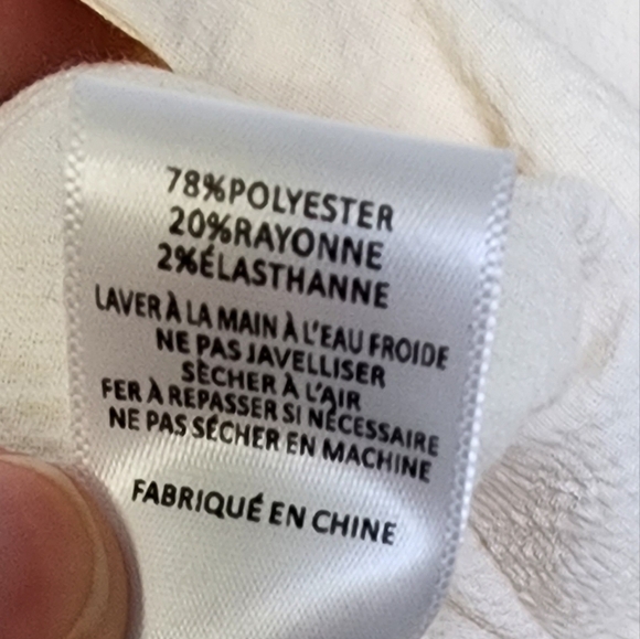 Lush Women's Cream Crop Top Size M NWT - Picture 8 of 9